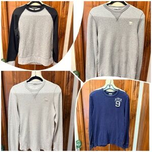 Bundle of 4 Abercrombie & Fitch and Banana Republic LongSleeve Tees. Size S
